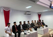 Dandim 1412/Kolaka Bersama Forkopimda Kalaka Utara Ikuti Pidato Kenegaraan Jalang HUT ke-80 RI Secara Virtual