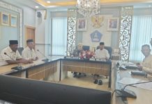 Wali Kota Kendari dan Wakilnya Tunaikan Zakat Fitrah melalui Baznas Kendari