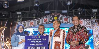 Bank Sultra Salurkan CSR Rp250 Juta untuk Pendidikan di HUT Konawe ke-66