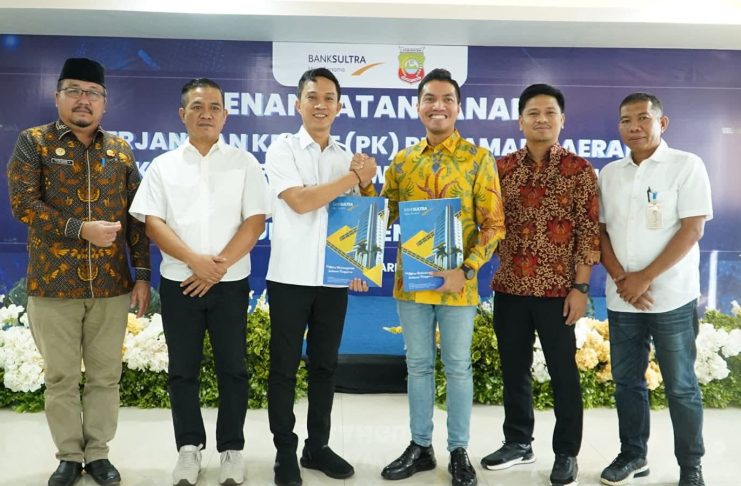 Pemkab Konawe Utara Teken Perjanjian Kredit dengan Bank Sultra untuk Percepatan Pembangunan