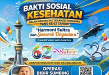 Bakti Sosial Kesehatan HUT ke-62 Sultra, Hadirkan Layanan Gratis bagi Ratusan Warga