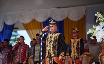 Hadiri HUT ke-13 Konawe Kepulauan, Gubernur Sultra : Kolaborasi Jadi Kunci Terwujudnya Wawonii Emas