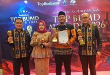 Pemkot Kendari dan BPR Bahteramas Raih Penghargaan di TOP BUMD Awards 2026