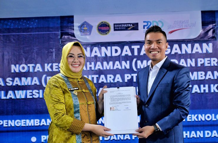 Bank Sultra dan Pemkot Kendari Teken MoU dan PKS, Perkuat Digitalisasi Keuangan Daerah