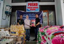 Bank Sultra Salurkan CSR berupa 300 Paket Sembako untuk Warga Terdampak Banjir di Kota Kendari