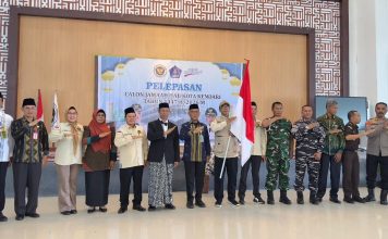 Sekda Kendari Lepas 546 Jamaah Calon Haji 2026, Pesan Jaga Kesehatan dan Kekompakan