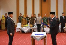 Muhammad Fadlansyah Resmi Dilantik sebagai Pj Sekprov Sultra