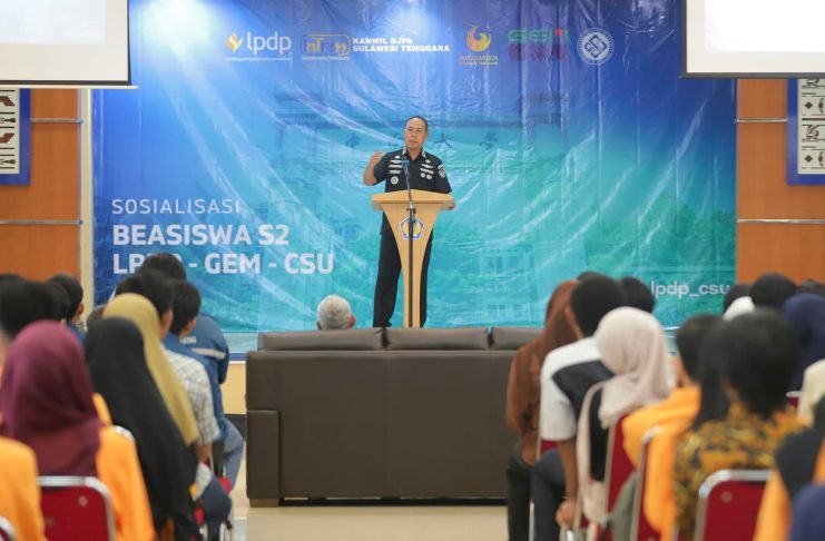 Buka Sosialisasi Beasiswa LPDP-CSU Tiongkok, Ini Harapan Gubernur Sultra untuk Anak Muda