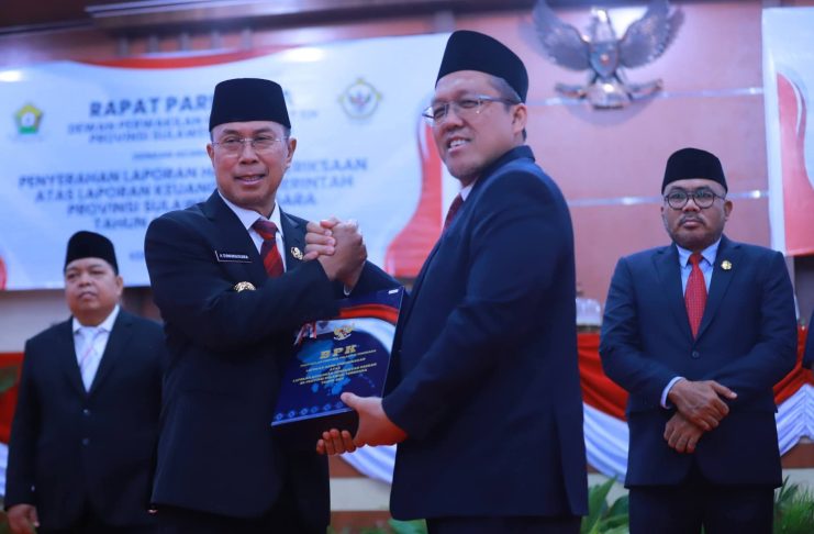 Pemprov Sultra Raih Opini WTP ke-14 Kali Berturut-turut dari BPK RI