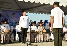 Wamendagri Pimpin Apel Gerakan Indonesia ASRI dan Tinjau Gerakan Pangan Murah di Kendari