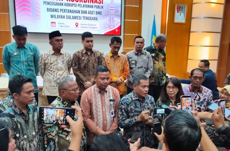 KPK dan ATR/BPN Dorong Perbaikan Layanan Pertanahan dan Optimalisasi PAD di Sulawesi Tenggara