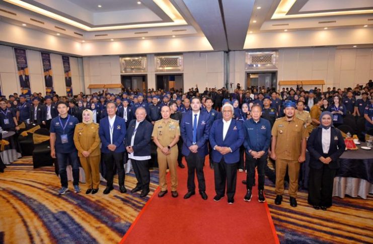 Hadiri Pembukaan Rakerwil dan Sekolah Legislatif NasDem Sultra, Gubernur Dorong Sinergi Pemda dan Parpol Percepat Pembagunan Daerah