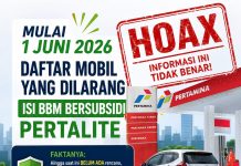 Pertamina Patra Niaga Tegaskan Informasi dan Narasi Larangan Pertalite untuk Kendaraan Merk Tertentu per 1 Juni 2026 Tidak Benar
