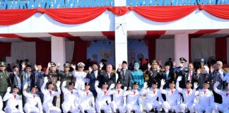 Ketua dan Wakil Ketua DPRD Kendari Hadiri Upacara Hari Lahir Pancasila Tingkat Kota Kendari
