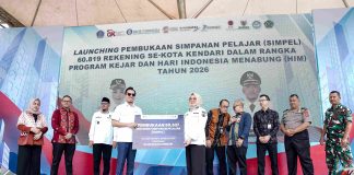 Dukung Inklusi Keuangan Sejak Dini, Bank Sultra Salurkan 50.537 Rekening Simpel pada Peluncuran Program KEJAR Pemkot Kendari