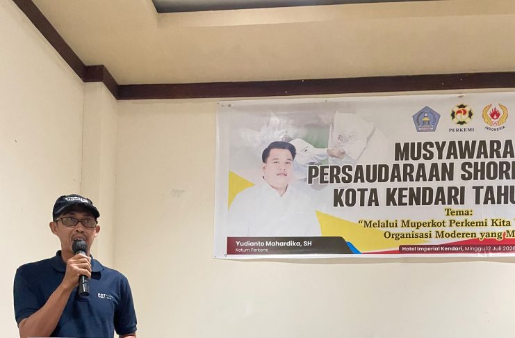 Laode Lawama Terpilih Aklamasi Jadi Ketua Perkemi Kendari, Target Pertahankan Juara Umum di Porprov Sultra