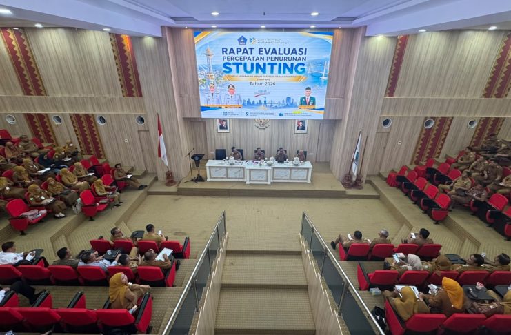 Sekda Kendari Buka Rapat Evaluasi Percepatan Penurunan Stunting Melalui Program GENTING 2026