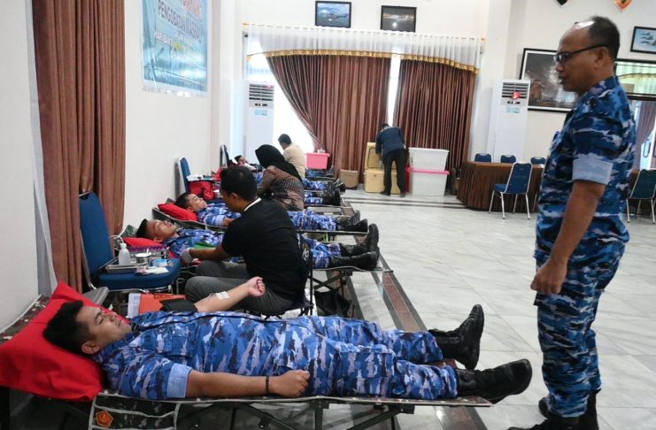Peringati Hari Bakti ke-79 TNI AU, Lanud Haluoleo Gelar Donor Darah dan Pengobatan Gratis untuk Masyarakat