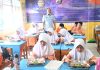 Komitmen Wujudkan Generasi Sehat, Danlanud Haluoleo Tinjau Perdana Program MBG