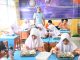 Komitmen Wujudkan Generasi Sehat, Danlanud Haluoleo Tinjau Perdana Program MBG