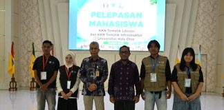 UHO Lepas 805 Mahasiswa KKN Tematik 2026, Perkuat Literasi dan Infrastruktur di Lima Kabupaten