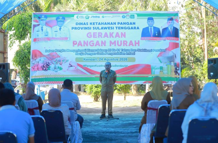 Pemprov Sultra Gelar Gerakan Pangan Murah, Tekan Harga dan Kendalikan Inflasi