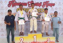 Debut di Samurai Open se-Sulawesi, Dojo Shorinji Kempo SMAN 7 Kendari Borong 3 Emas 5 Perak 6 Perunggu