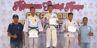 Debut di Samurai Open se-Sulawesi, Dojo Shorinji Kempo SMAN 7 Kendari Borong 3 Emas 5 Perak 6 Perunggu