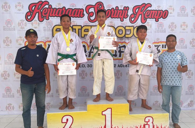 Debut di Samurai Open se-Sulawesi, Dojo Shorinji Kempo SMAN 7 Kendari Borong 3 Emas 5 Perak 6 Perunggu