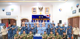 HUT Ke-63 Wara, Lanud Haluoleo Kobarkan Semangat Prajurit AMPUH Menyongsong Perang Modern