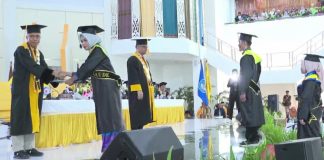 UHO Wisuda 743 Lulusan, Liberthy Mendila Tappo Raih Predikat Terbaik dengan IPK 3,91
