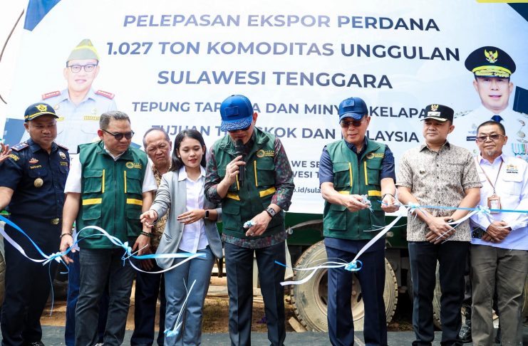 Ekspor Perdana Pertanian Sultra Tembus China dan Malaysia, Gubernur Dorong Hilirisasi Tingkatkan Kesejahteraan Petani