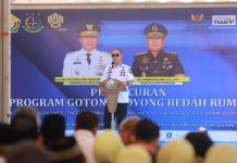 Gotong Royong Bedah Rumah Diluncurkan, Gubernur Sultra Sumbang Rp250 Juta