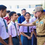Gubernur Sultra Kunjungi SMA Unggul Garuda, Siswa Sampaikan Terima Kasih kepada Presiden Prabowo