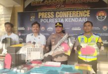 Polresta Kendari Ungkap Sejumlah Kasus Kriminal, 65 Pelajar Diduga Hendak Tawuran Diamankan