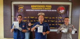 Ditresnarkoba Polda Sultra Sita 3,5 Kg Sabu di Kendari, Dua Terduga Pelaku Ditangkap
